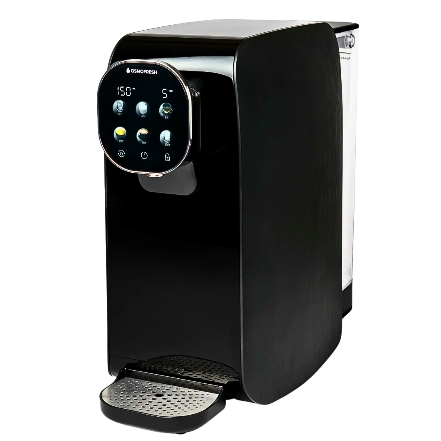 OsmoFresh Quella Pro Wasserfilter (5% Rabatt mit über Link) - 7-Stufen-Filtration und Umkehrosmose-Technologie - Kompakter Auftisch-Wasserfilter mit UV-Desinfektion